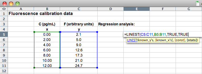 plug in for regression analysis excel mac